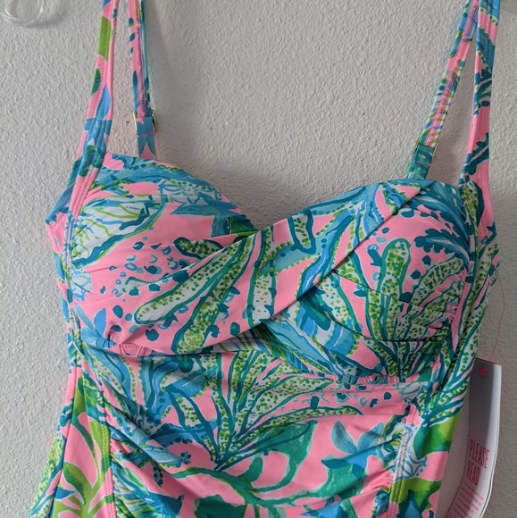 {Lilly Pulitzer} Brand New Bec Tankini Top - Picture 4 of 7